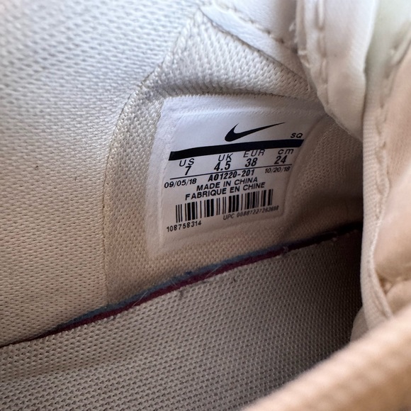 Women’s Nike Air Force 1 Jester XX Light Cream 2018 US Size 7 AO1220-201 Shoes - Picture 4 of 9